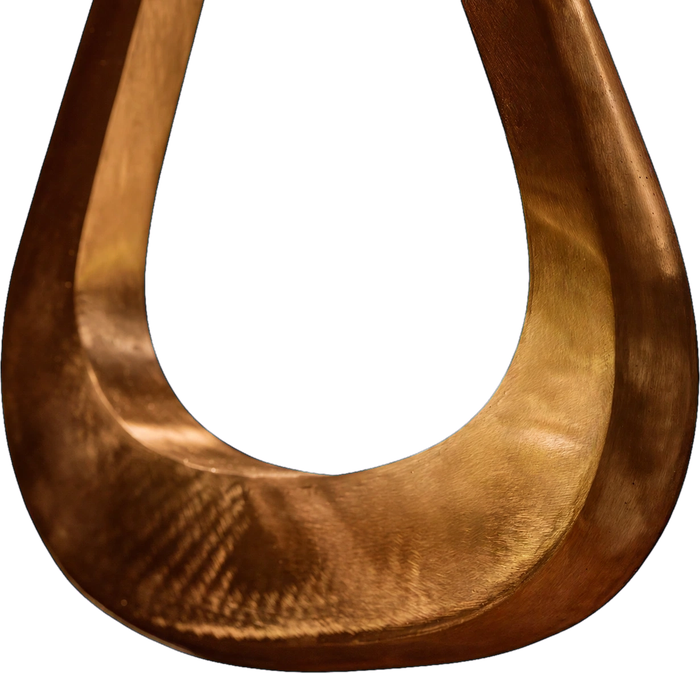 Satin Bronze teardrop cradle
